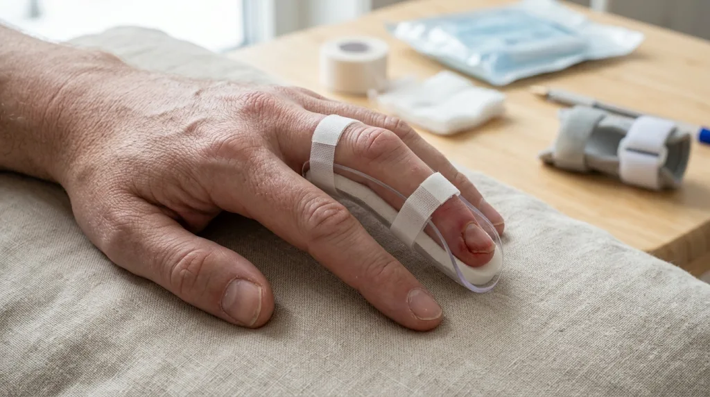 découvrez si travailler avec un doigt en maillet est possible et comment l'attelle peut être une solution efficace pour soulager la douleur et favoriser la guérison.